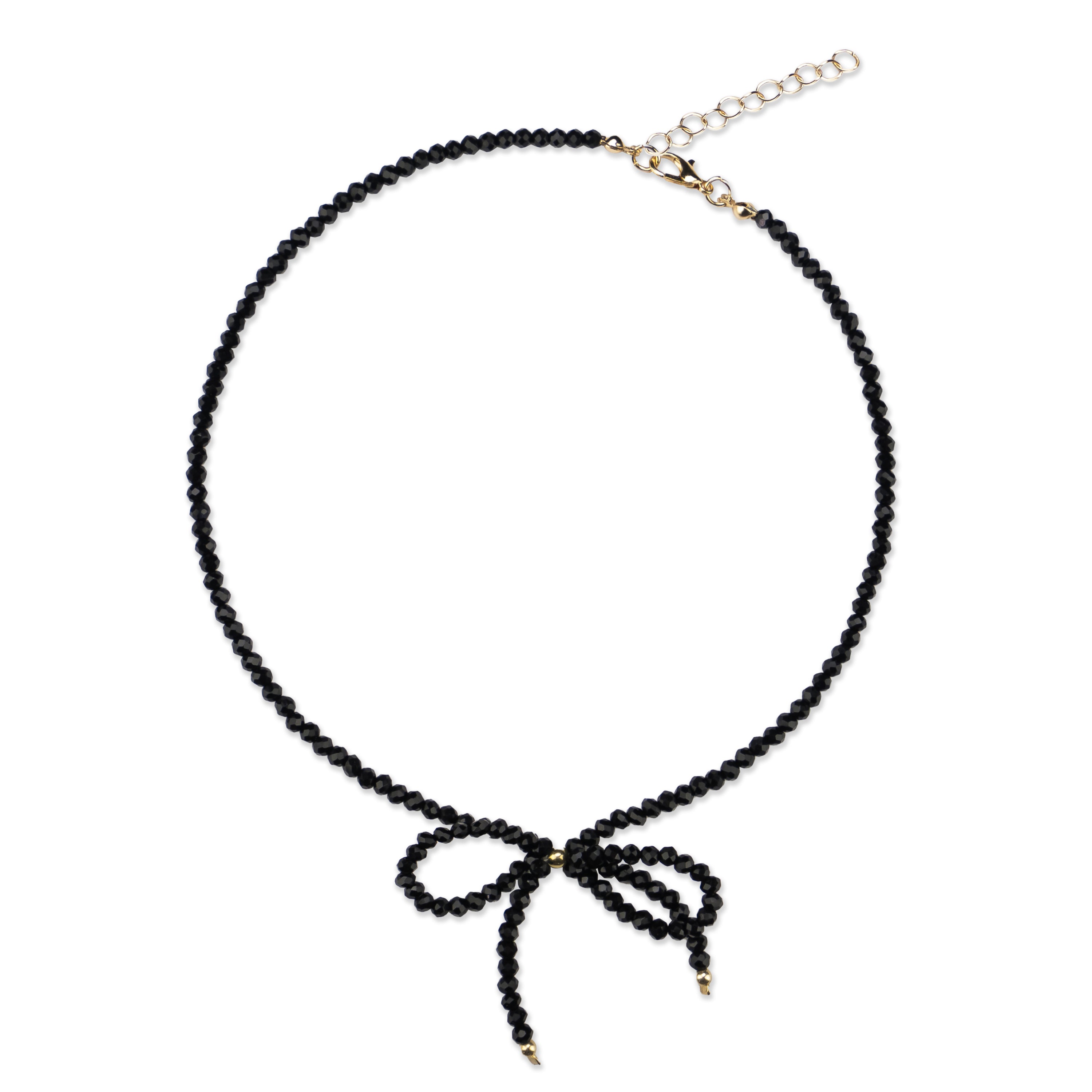 Black Bow Choker Necklace