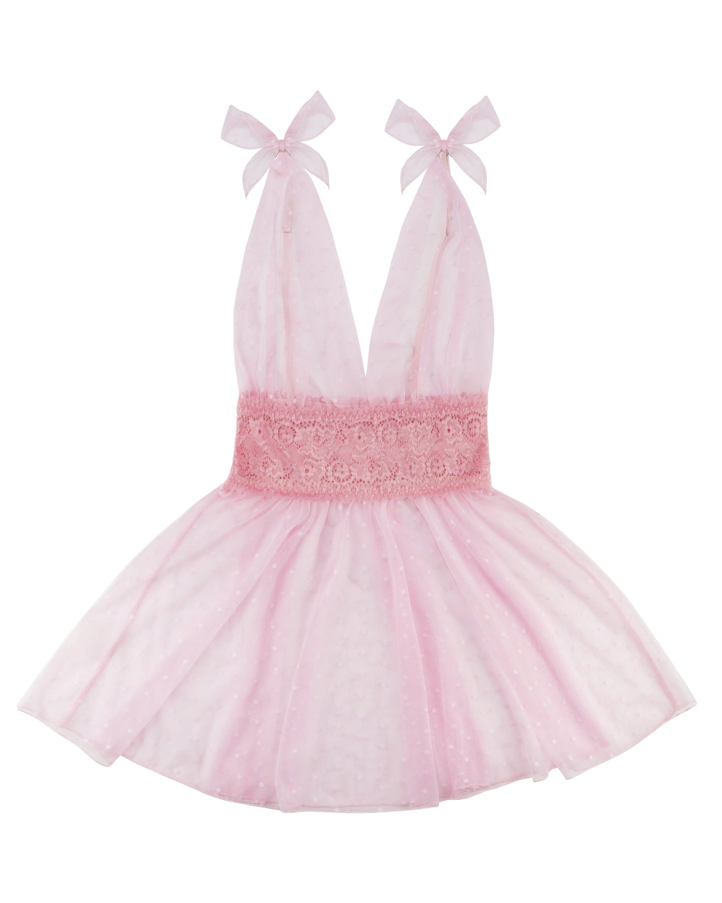 Pink Fairy Babydoll 2-Piece Set