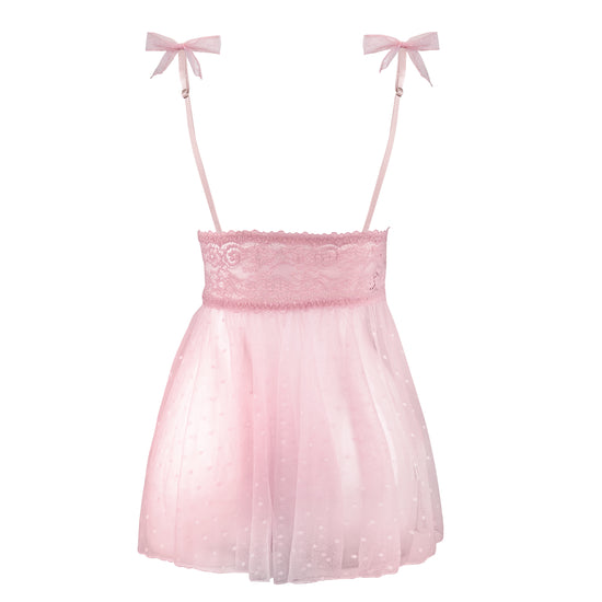 Pink Fairy Babydoll 2-Piece Set